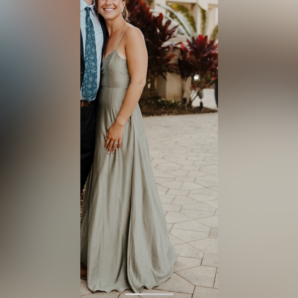 Sage show me your mumu bridesmaid dress